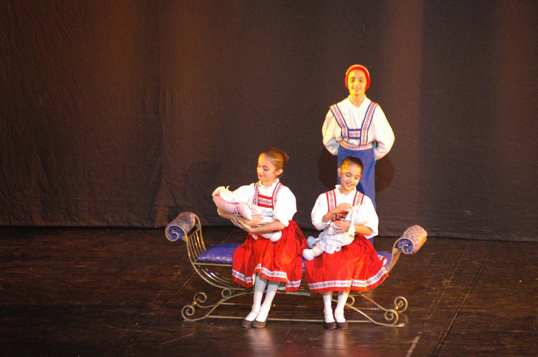 shows reflections of dance